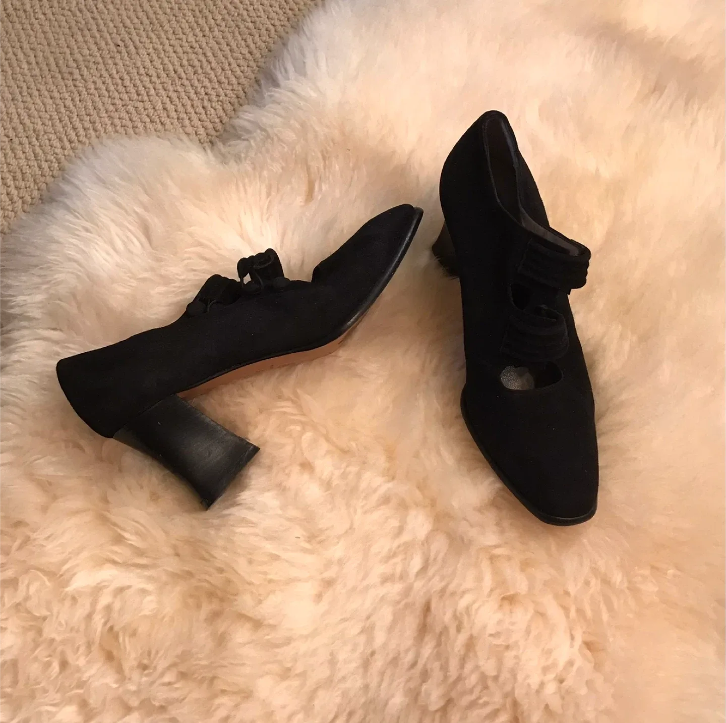Black Suede Heels - Size 36 image indicator(7)
