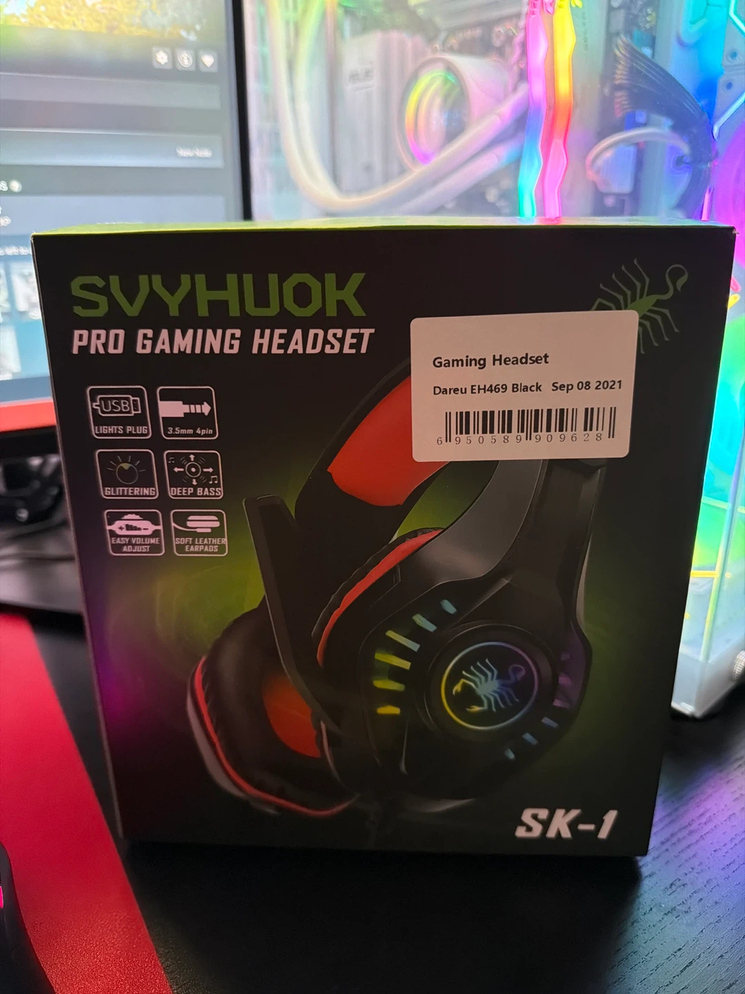 SVYHUOK Pro Gaming Headset - Dareu EH469 Black