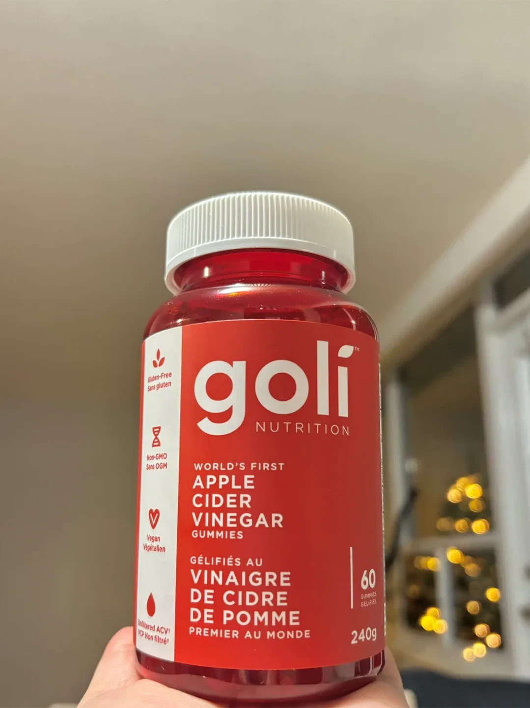 Goli Apple Cider Vinegar Gummies - 60 Gummies