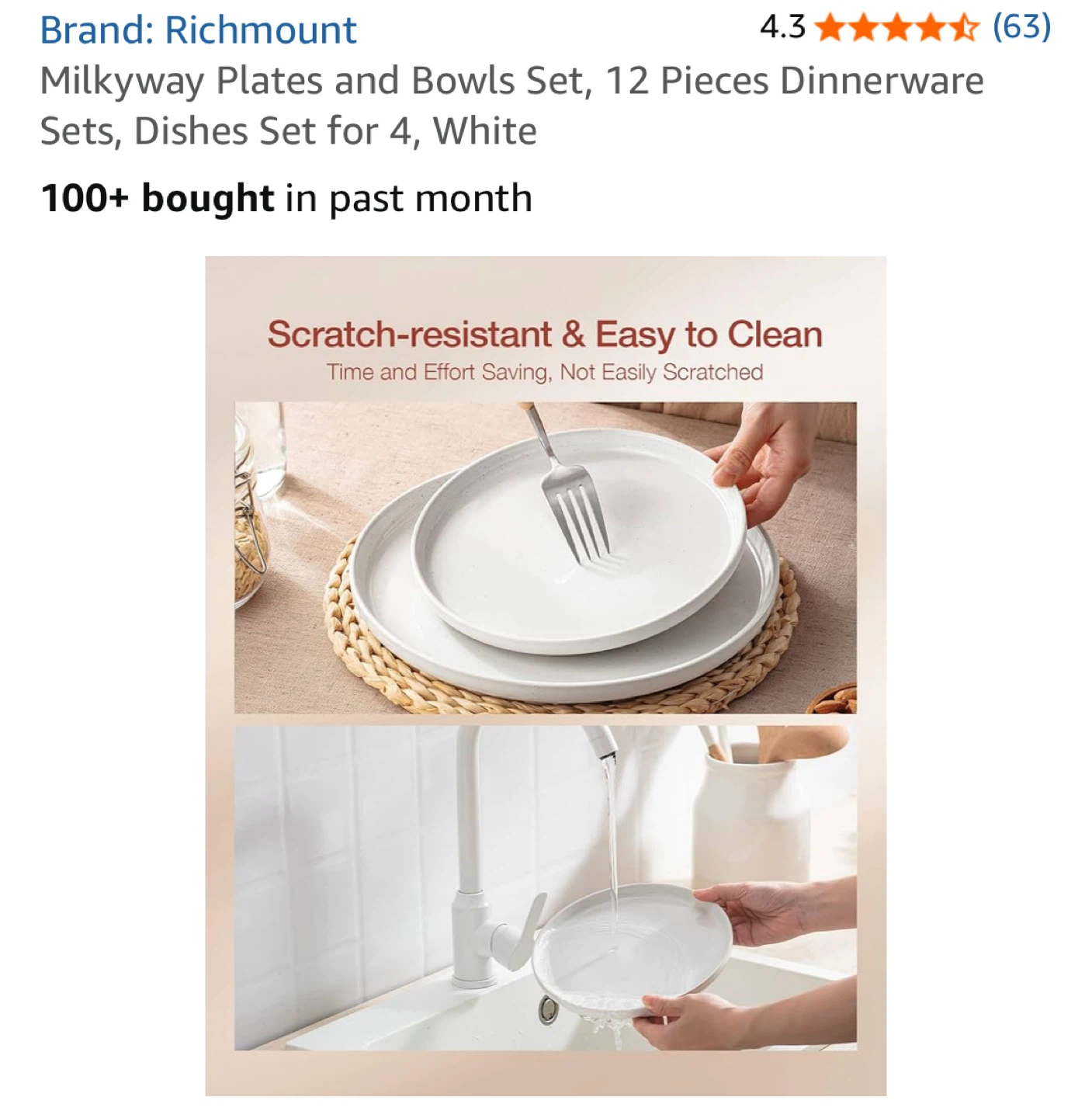 Richmount Milkyway 12-Piece Dinnerware Set - photo 5