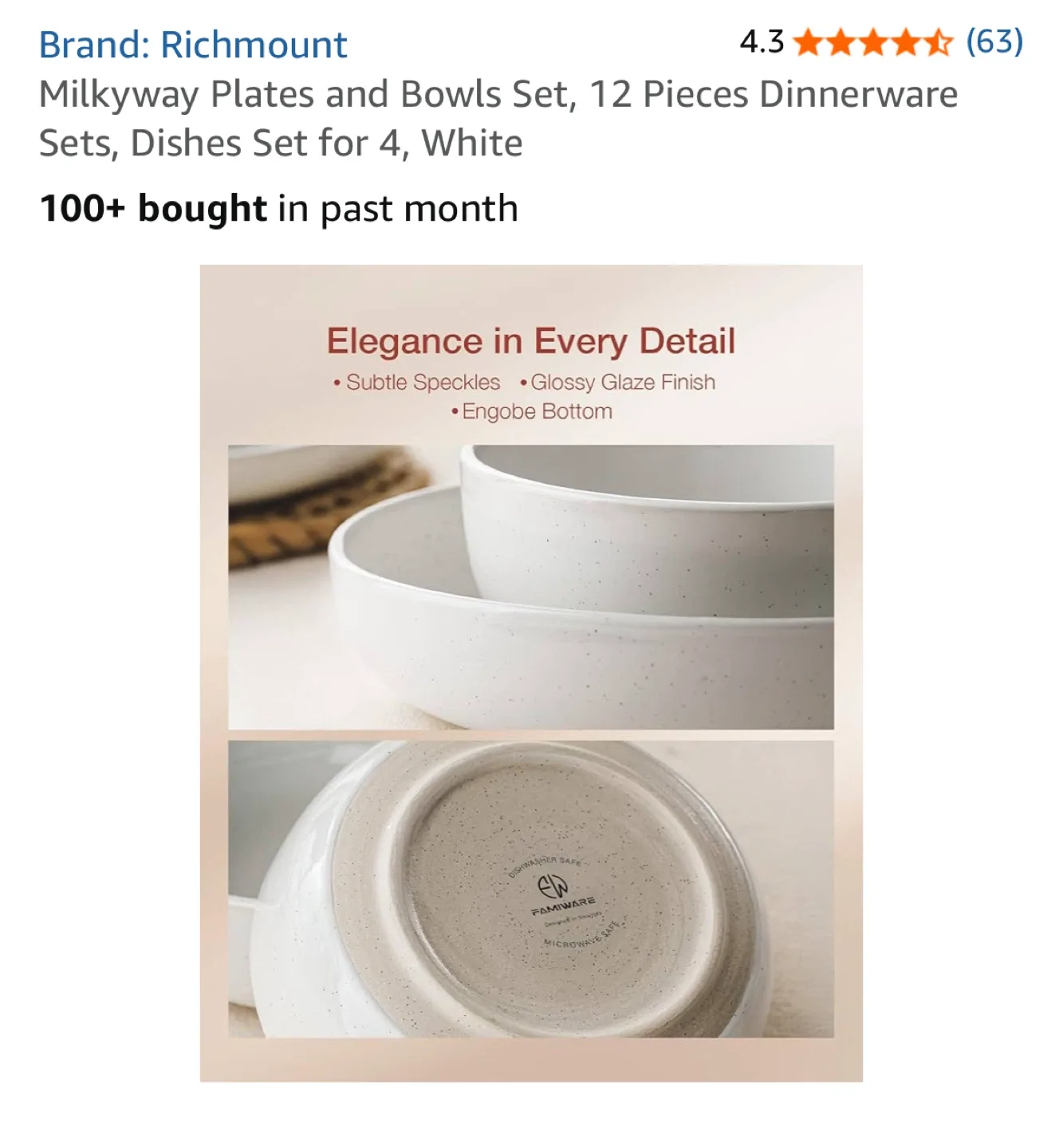 Richmount Milkyway 12-Piece Dinnerware Set image indicator(7)