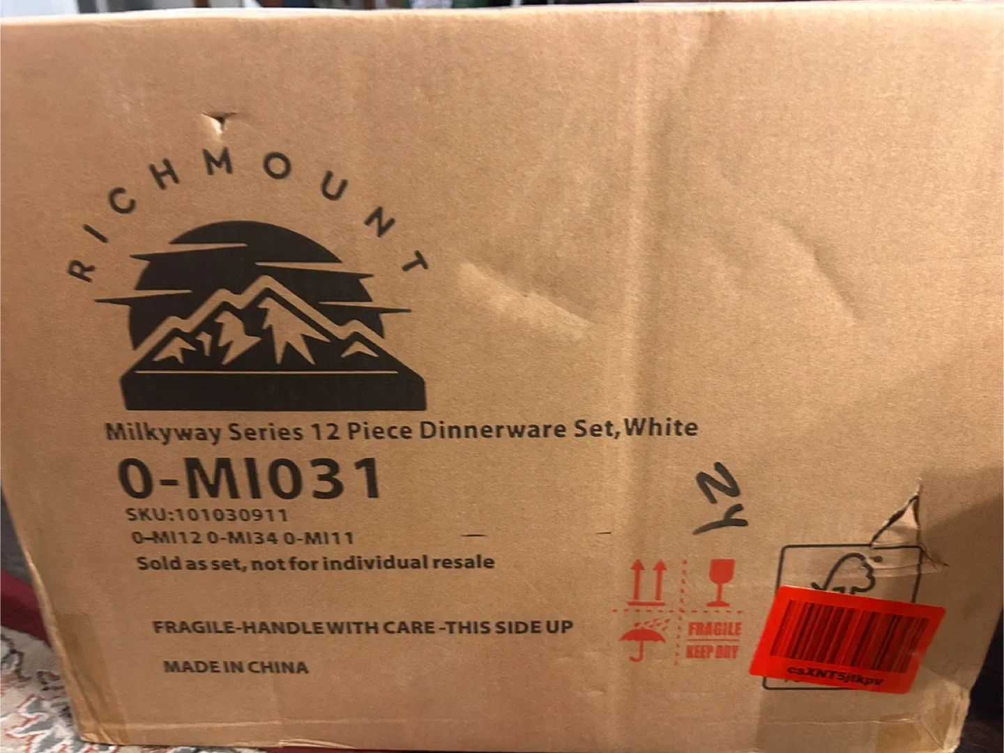 Richmount Milkyway 12-Piece Dinnerware Set image indicator(9)