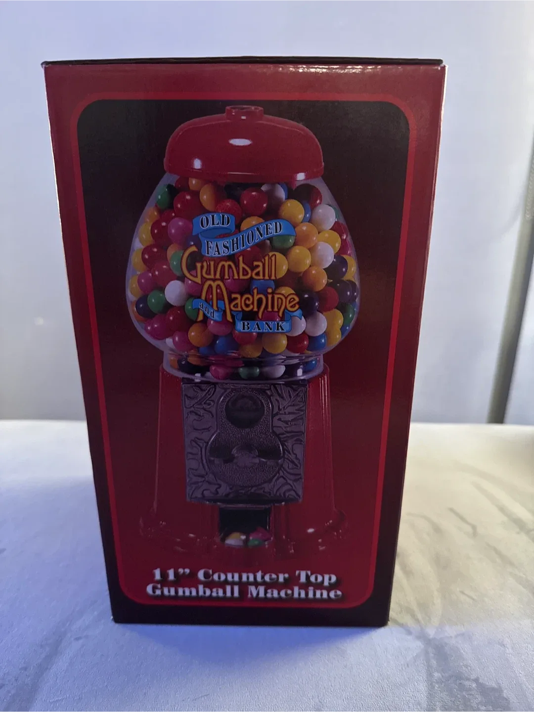 Old Fashioned Gumball Machine Bank - 11" Counter Top image indicator(3)