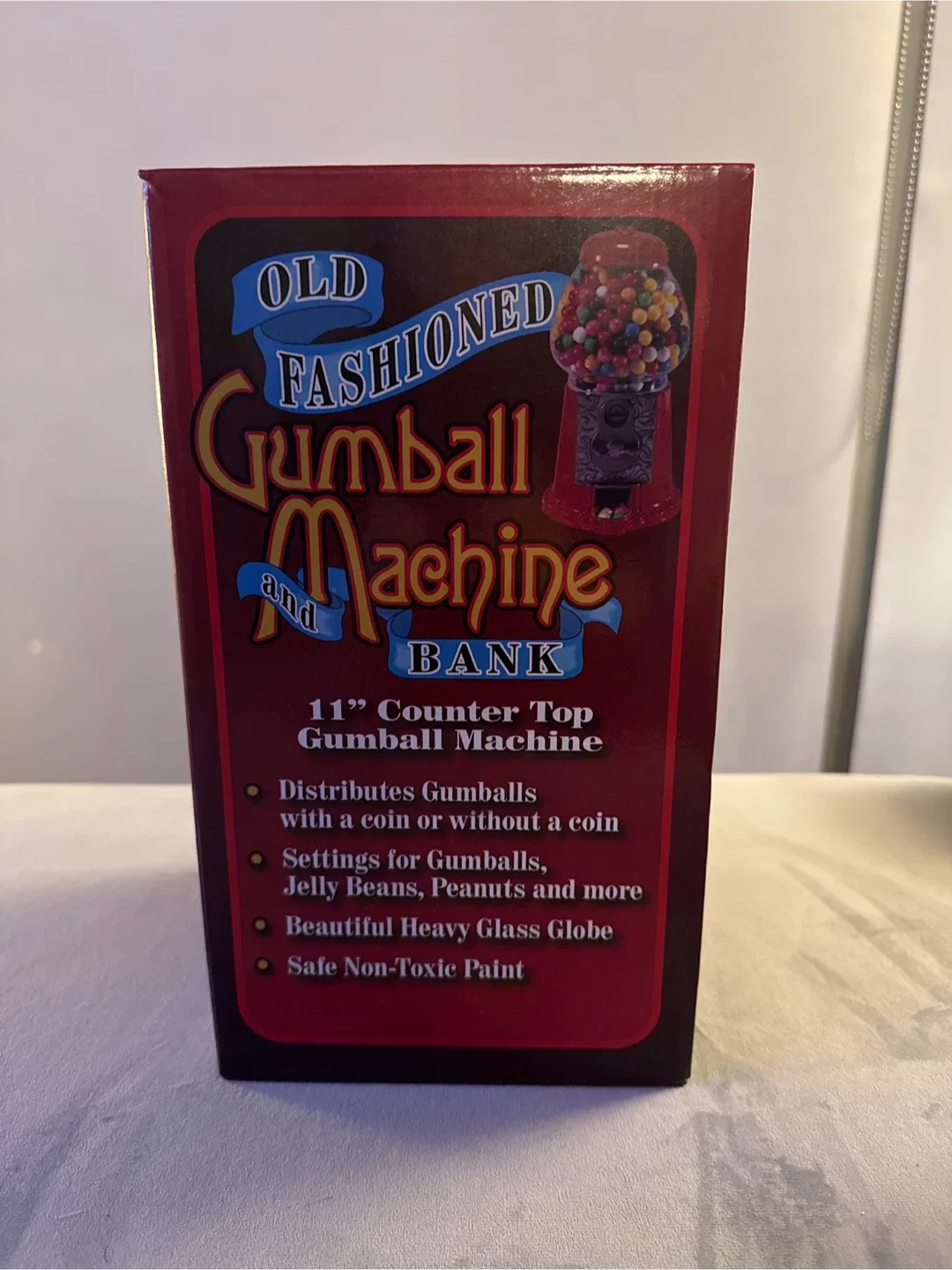 Old Fashioned Gumball Machine Bank - 11" Counter Top image indicator(4)