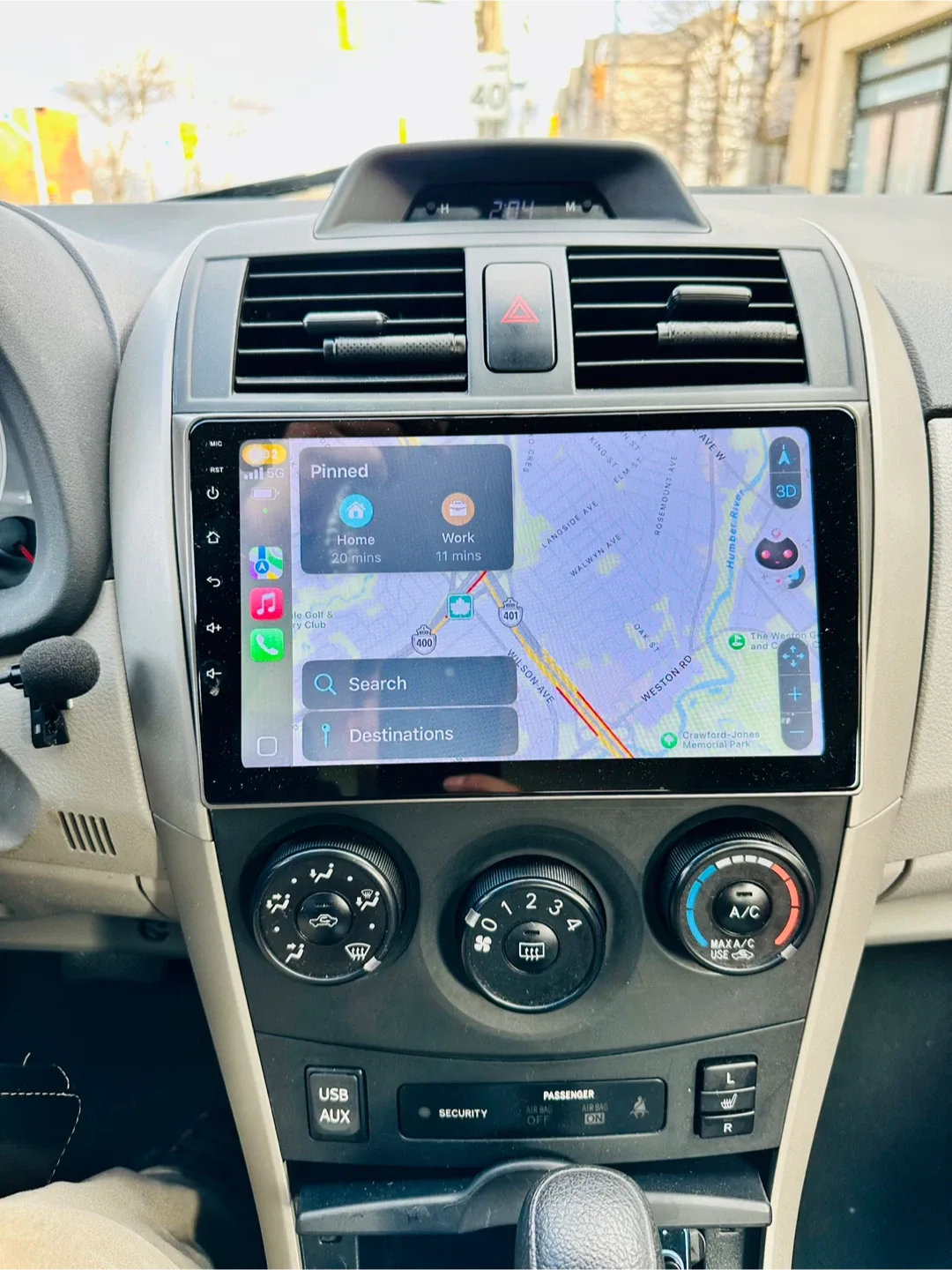 CarPlay screen Corolla 2009-2013 image indicator(2)