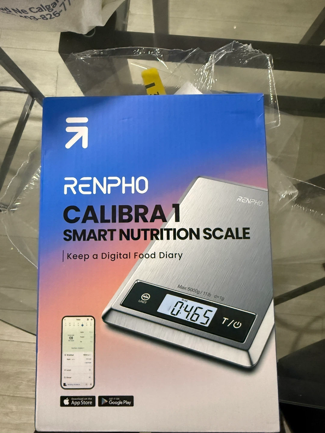 RENPHO Calibra 1 Smart Nutrition Scale - New in Box!