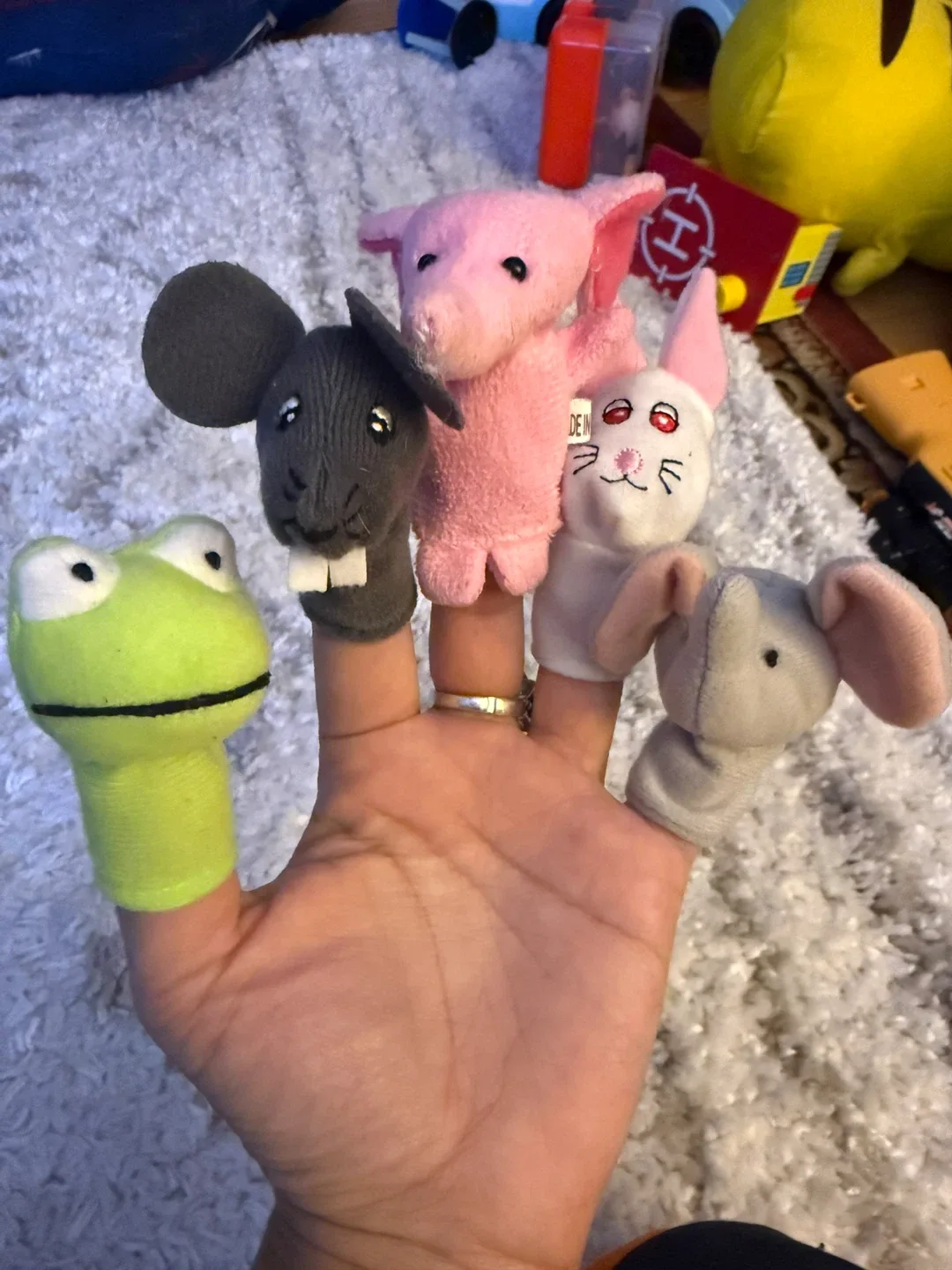 Animal Finger Puppets Baby Toy