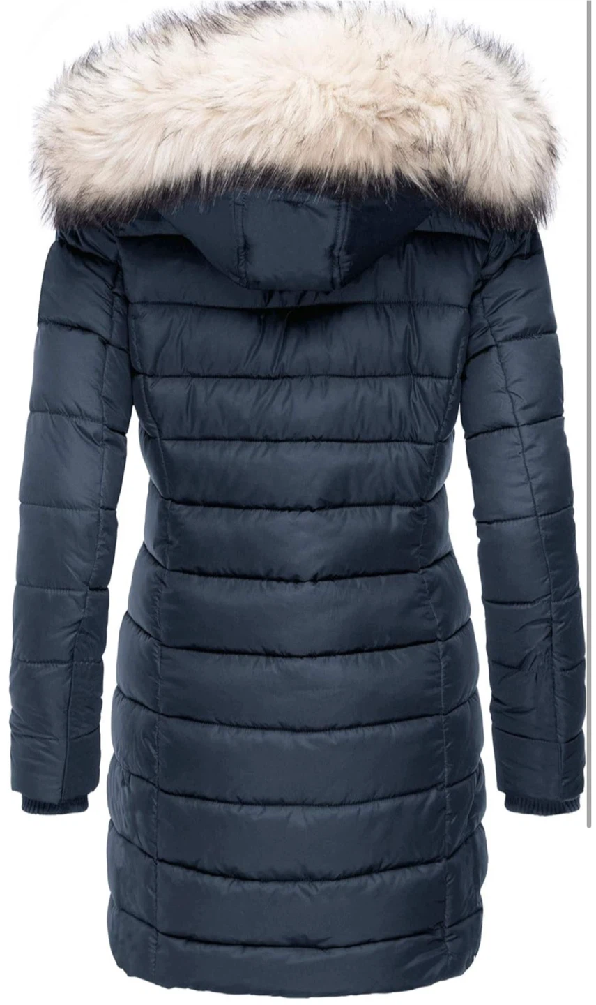 NEW! NUTEXROL XL Navy Blue Puffer Jacket Parka with Hood - photo 2