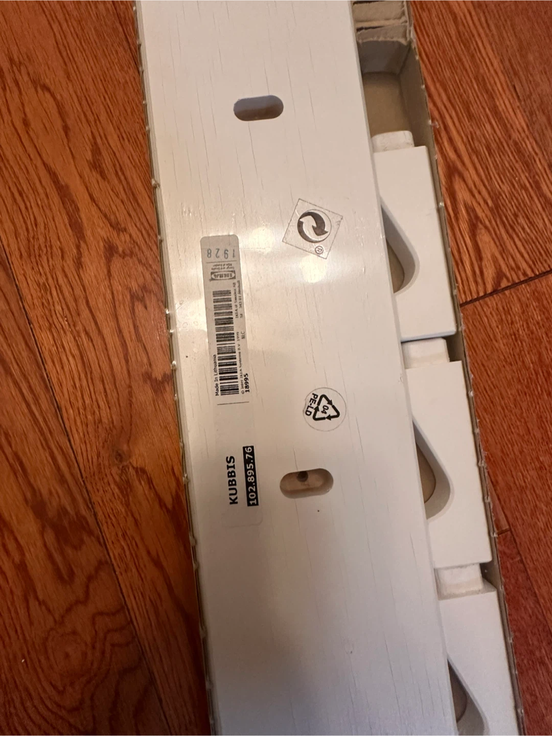 IKEA Kubbis White Coat Rack - photo 2