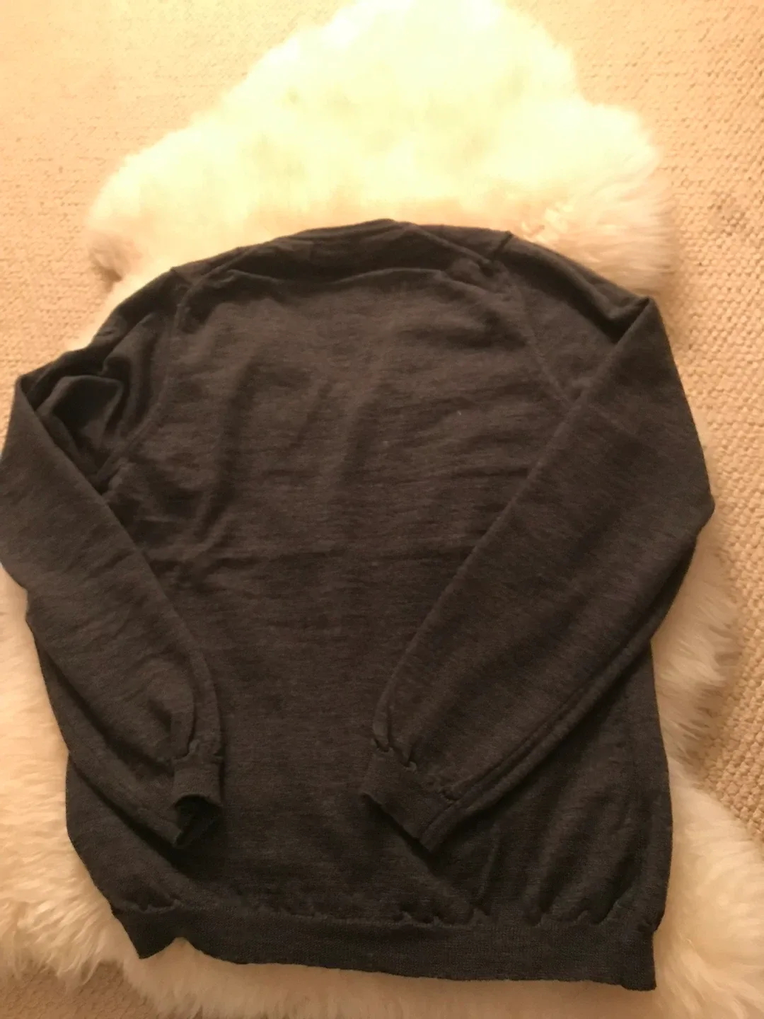 Argyle wool Sweater, Grey image indicator(3)