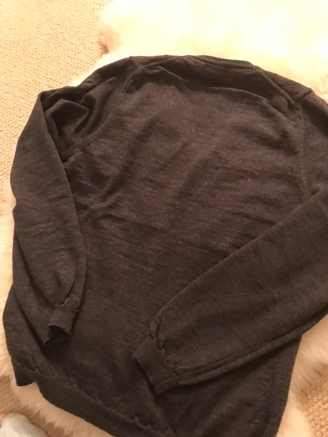 Argyle wool Sweater, Grey image indicator(2)