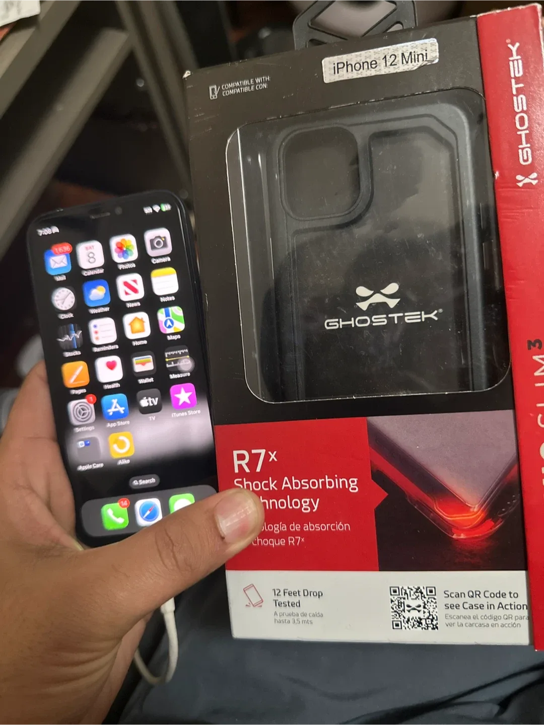 Apple iPhone 12 Mini Black 256 GB (protection pack) thumbnail