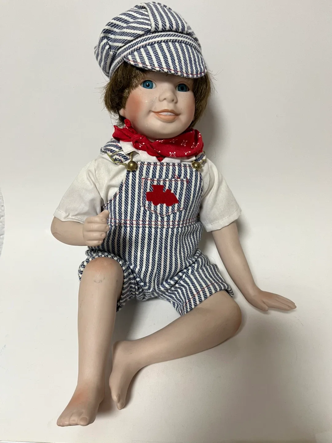 Edwin M Knowles Porcelain Doll thumbnail