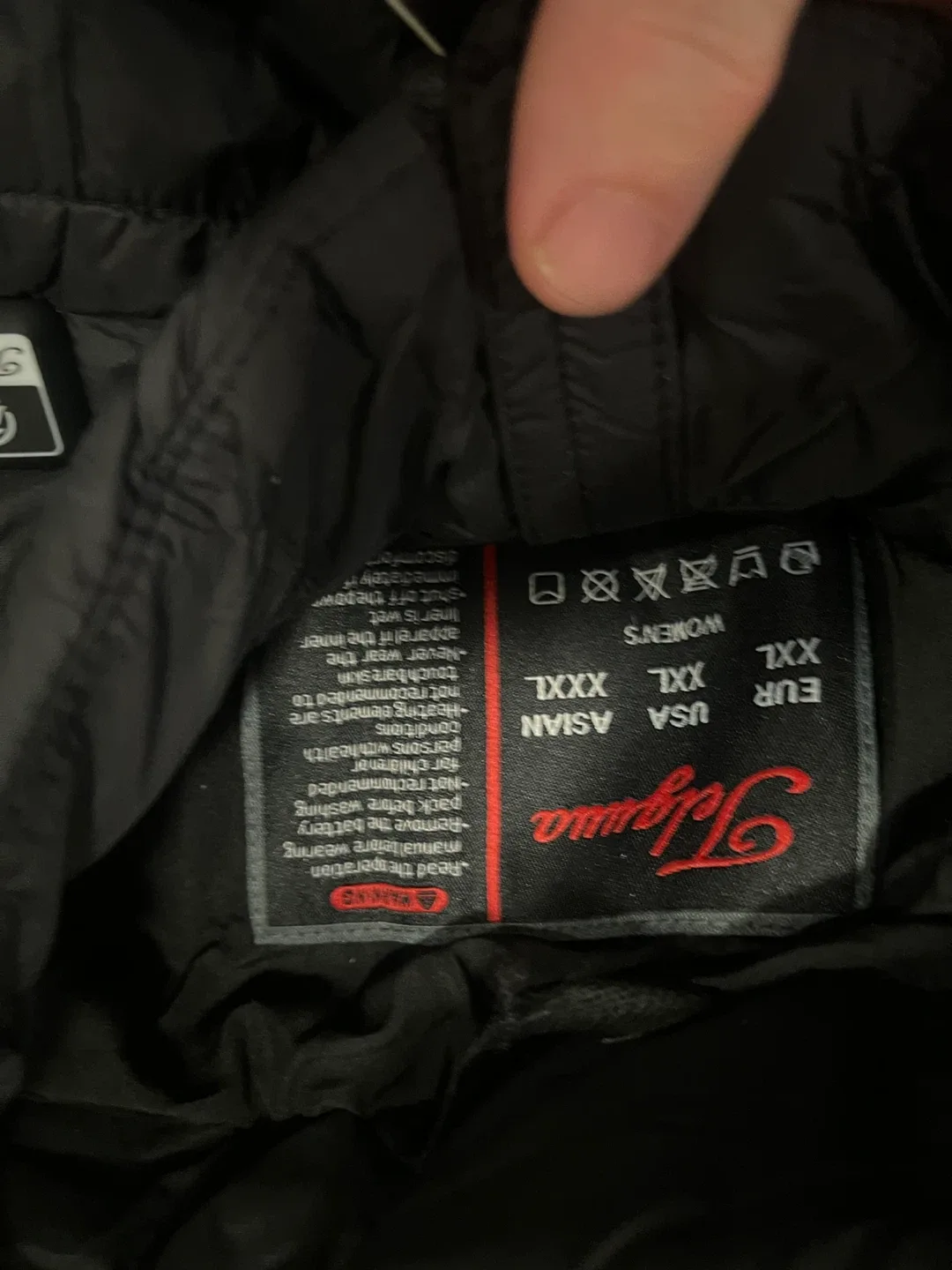 Telguwa heated Black Puffer vest XXXL image indicator(3)
