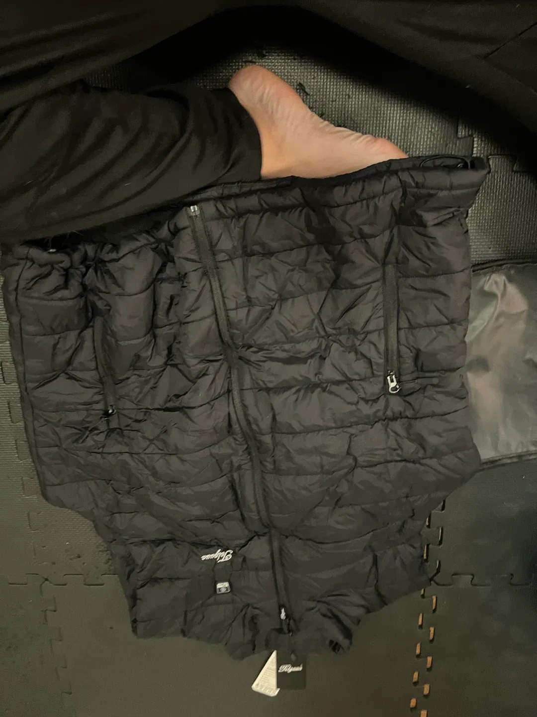 Telguwa heated Black Puffer vest XXXL image indicator(2)