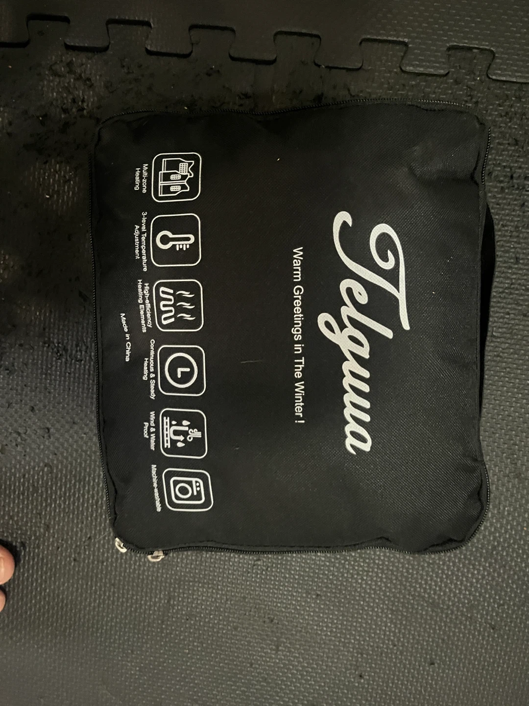 Telguwa heated Black Puffer vest XXXL