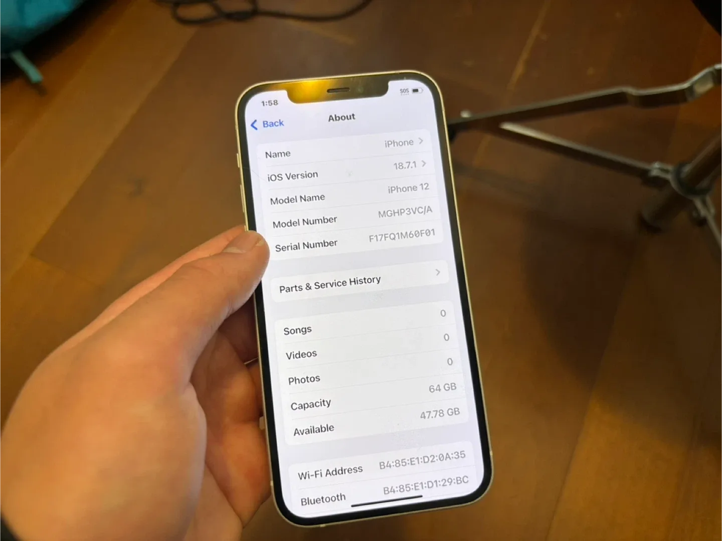 Apple iPhone 12 - 64GB, White comes with charger, box, and case image indicator(5)