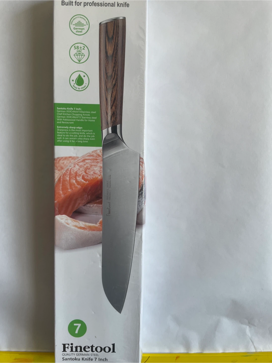 Finetool Santoku Knife 7 Inch - New in Box