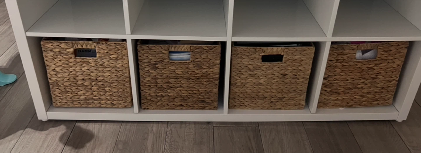 Trademark Innovations Hyacinth Storage Baskets - Set of 4