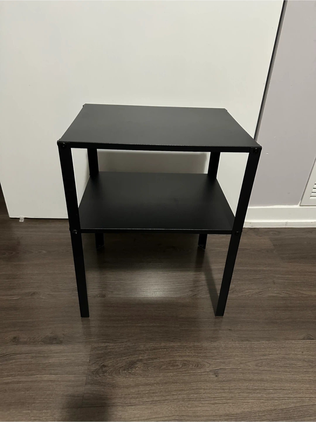 Black Side Table with Two Shelves each$10 - photo 2