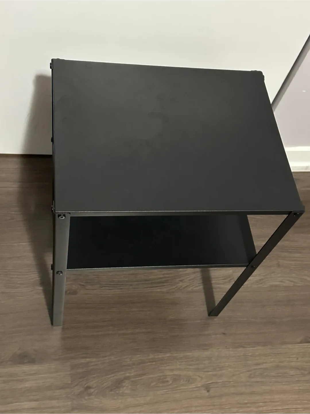 Black Side Table with Two Shelves each$10