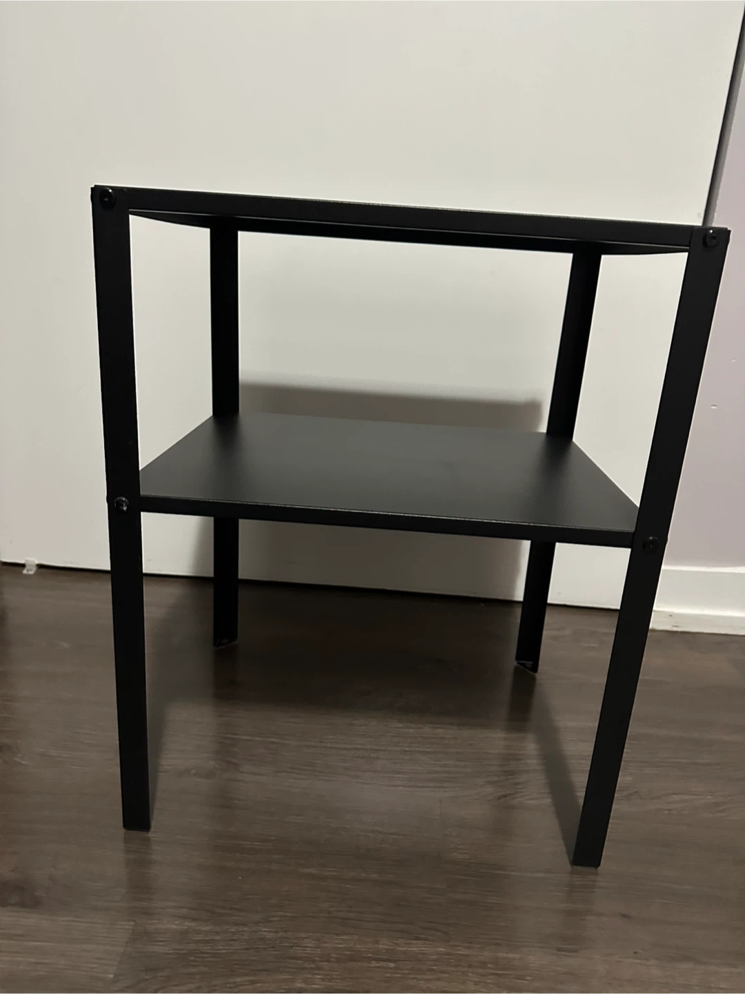 Black Side Table with Two Shelves each$10 - photo 3