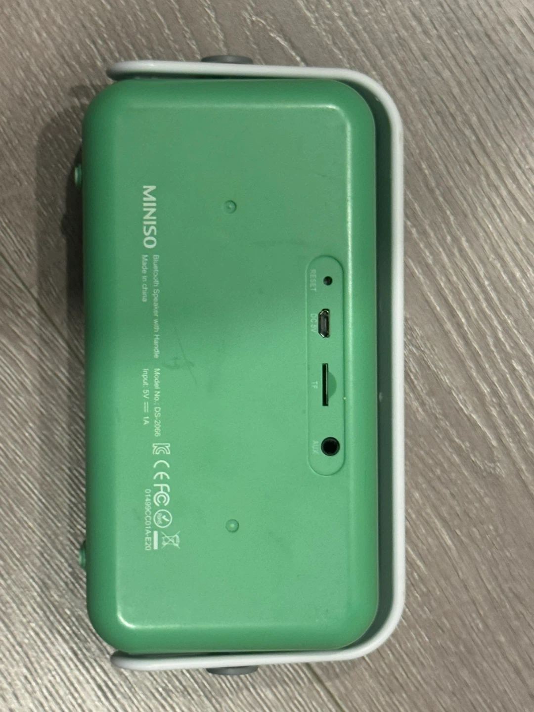 MINISO Bluetooth Speaker with Handle - Teal - photo 2