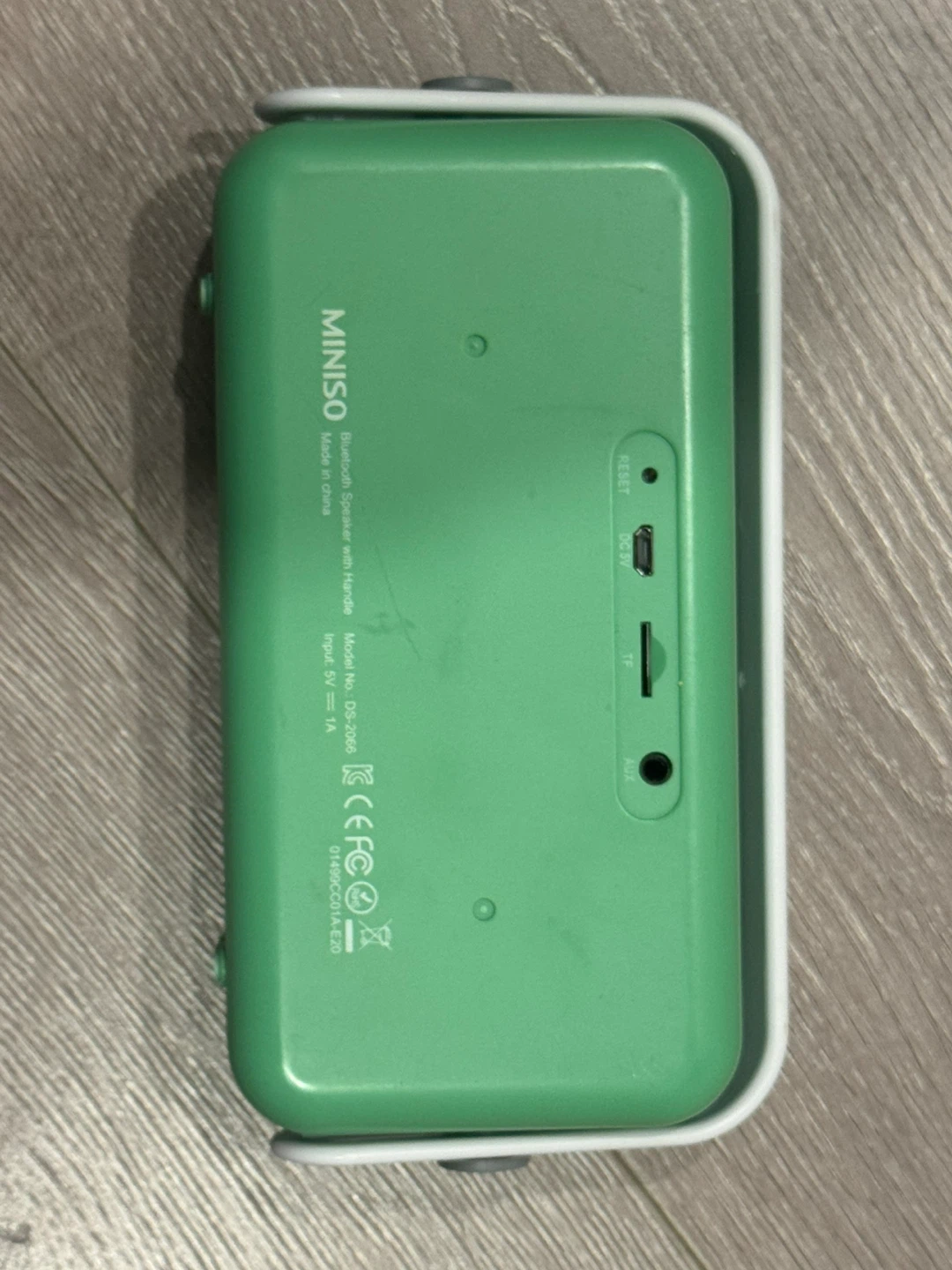 MINISO Bluetooth Speaker with Handle - Teal - photo 3
