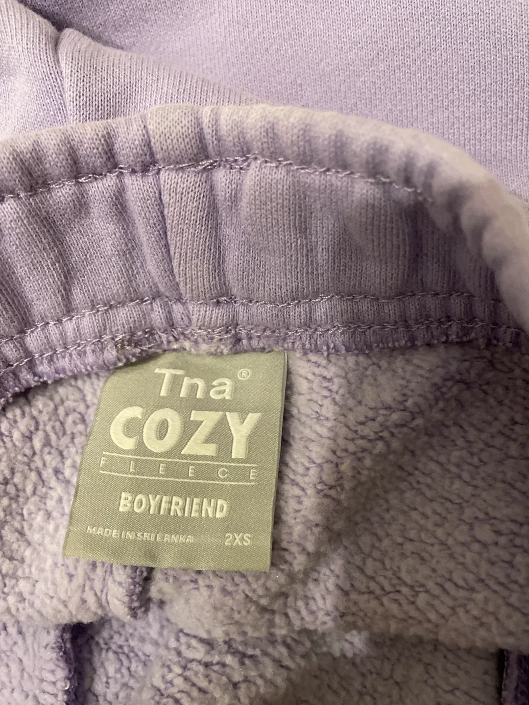 TNA Cozy Fleece Boyfriend & Black Sweatpants image indicator(5)