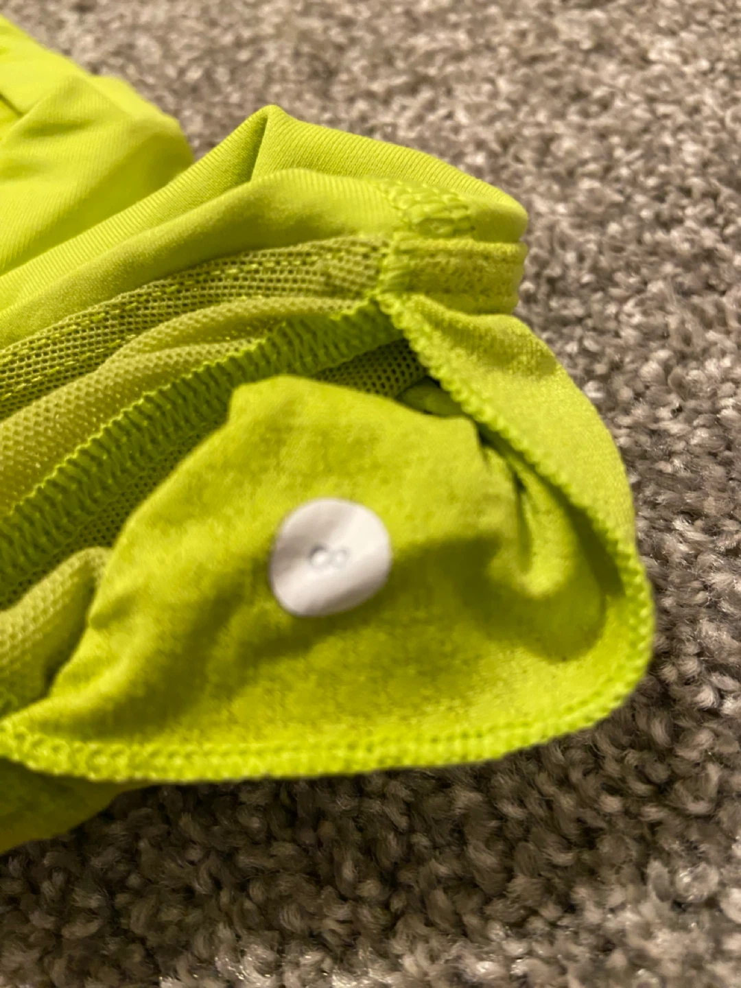 Lululemon Sports Bra, Size 8, Neon Yellow - photo 3
