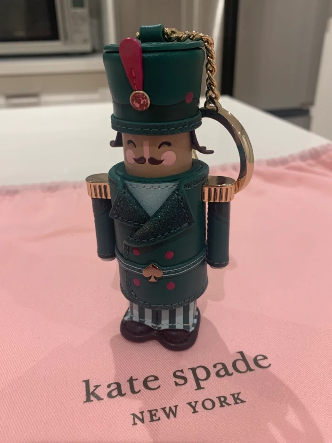 🎄New Kate Spade Nutcracker Keychain Bag Charm 🎄 image indicator(5)