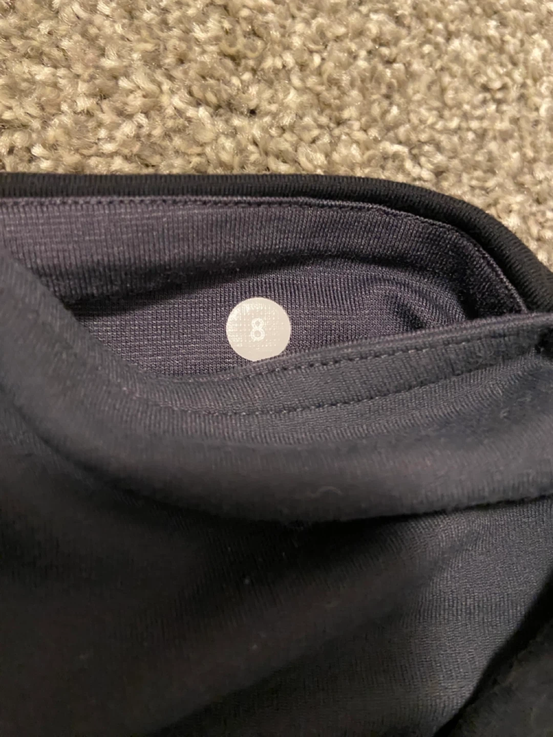 Lululemon Black Cropped Leggings - Size 8 - photo 3