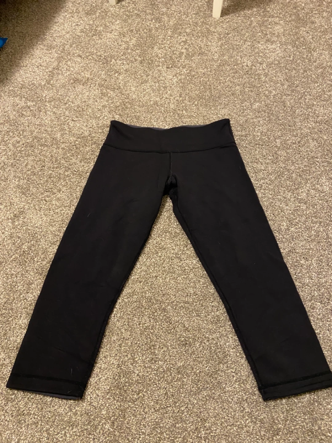 Lululemon Black Cropped Leggings - Size 8