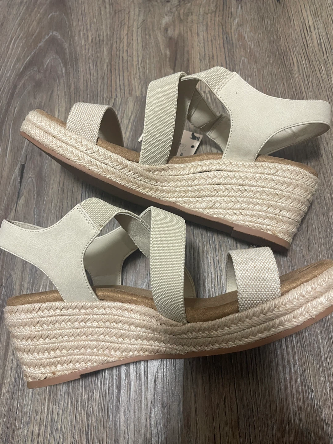 Women Espadrille Platform Wedge Sandals - Size 9.5