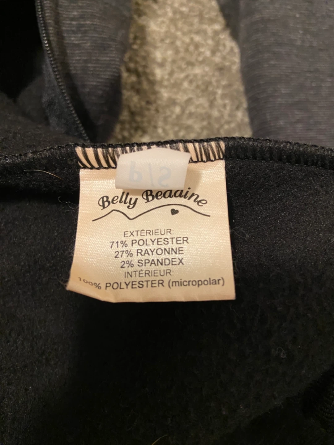 Belly Bedaine Baby Wearing Pullover - Size P/S - photo 3