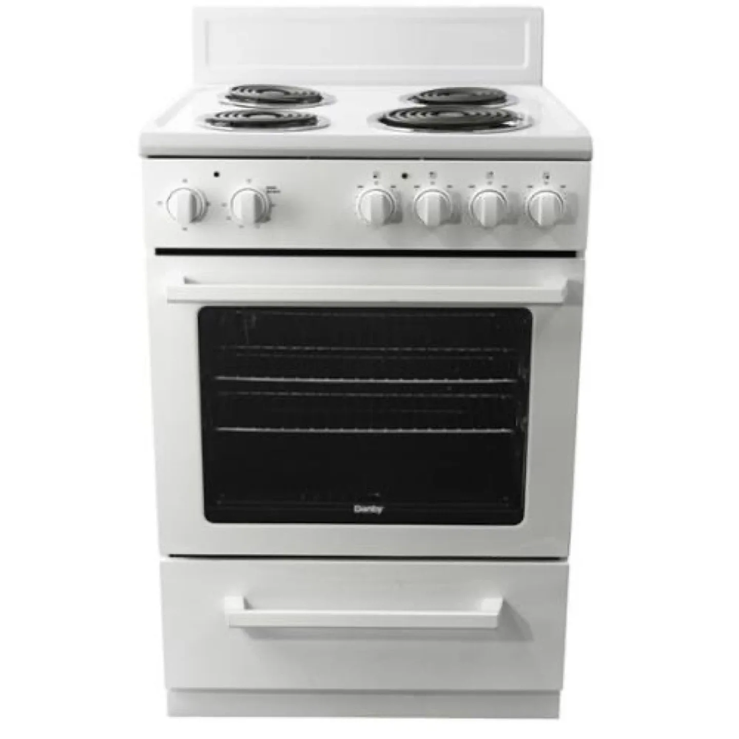 Danby 24" Wide Electric Range in White thumbnail