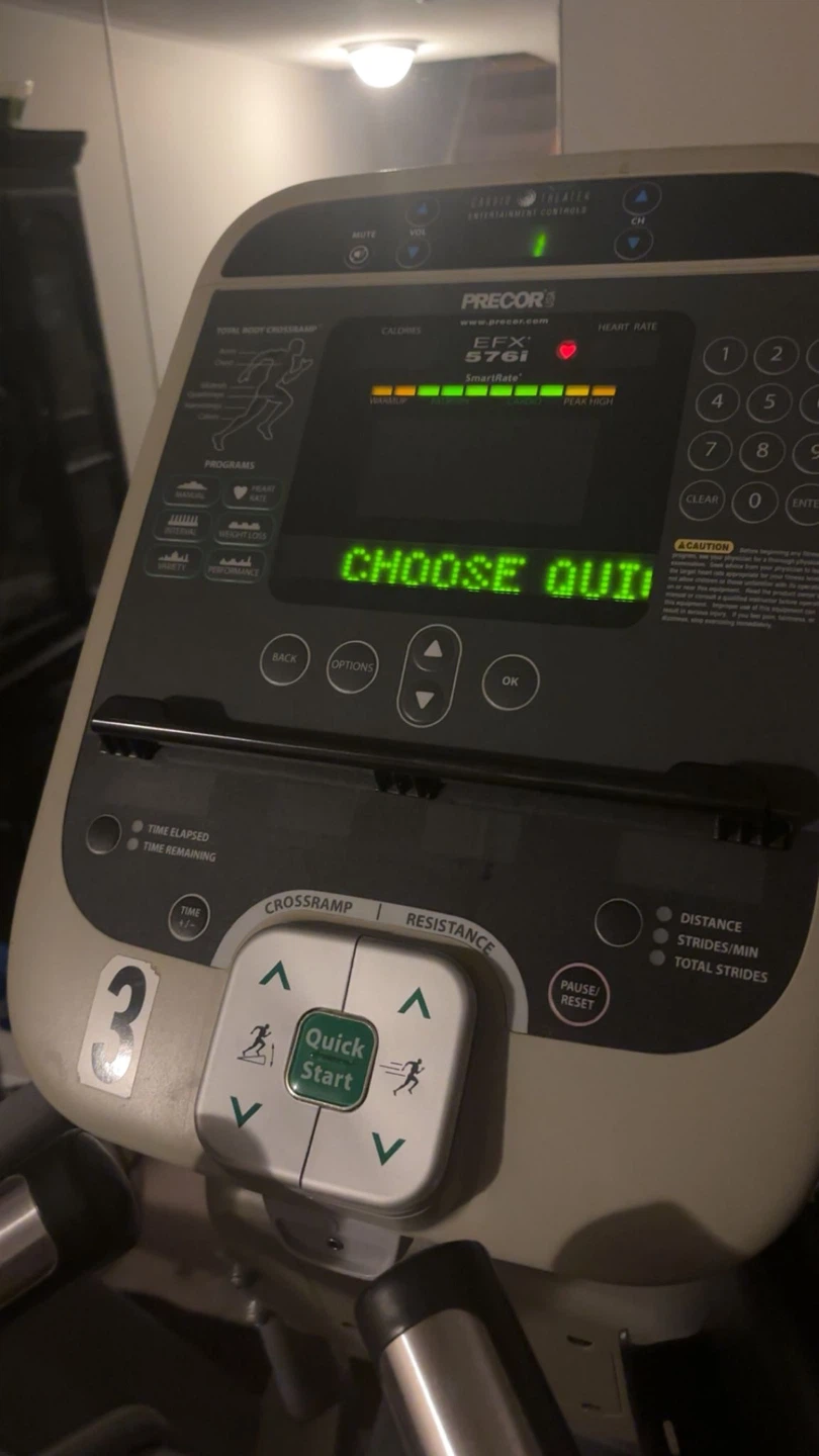 Precor EFX 576i Elliptical Fitness Crosstrainer