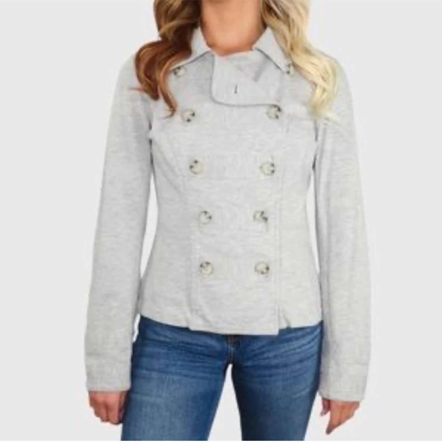 Cabi XS Gray ‘Good to Go ‘ Military style Jacket