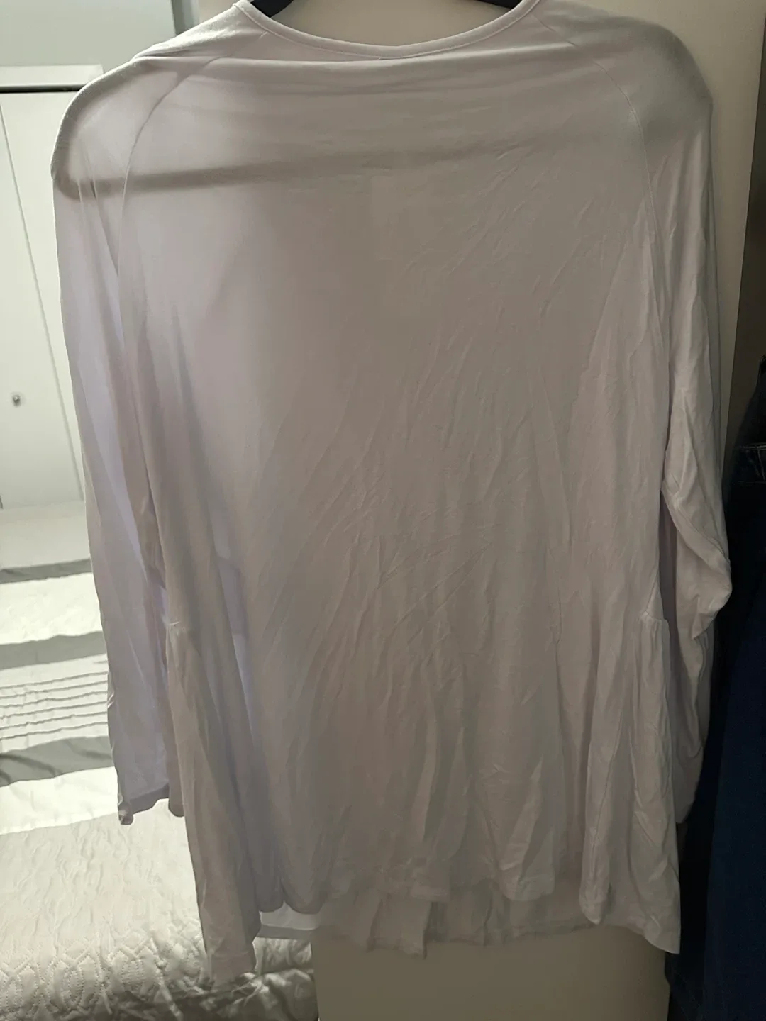 Tianzhu White Long Sleeve Top - Size L🥕 image indicator(2)