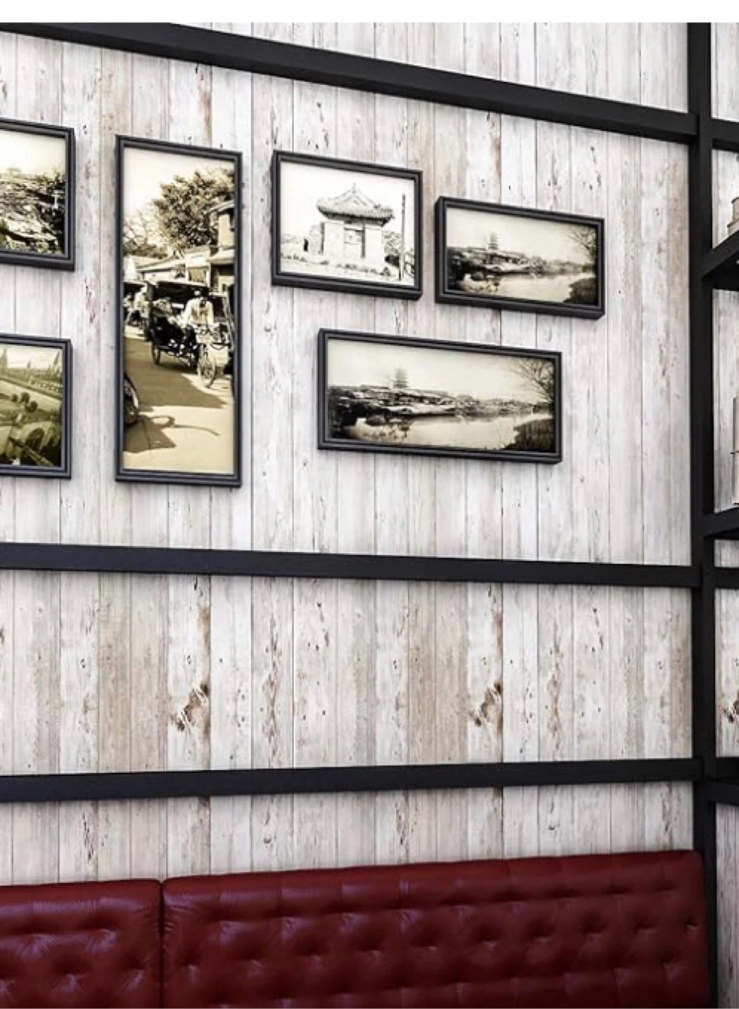 Wood looks wallpaper rolls - photo 2