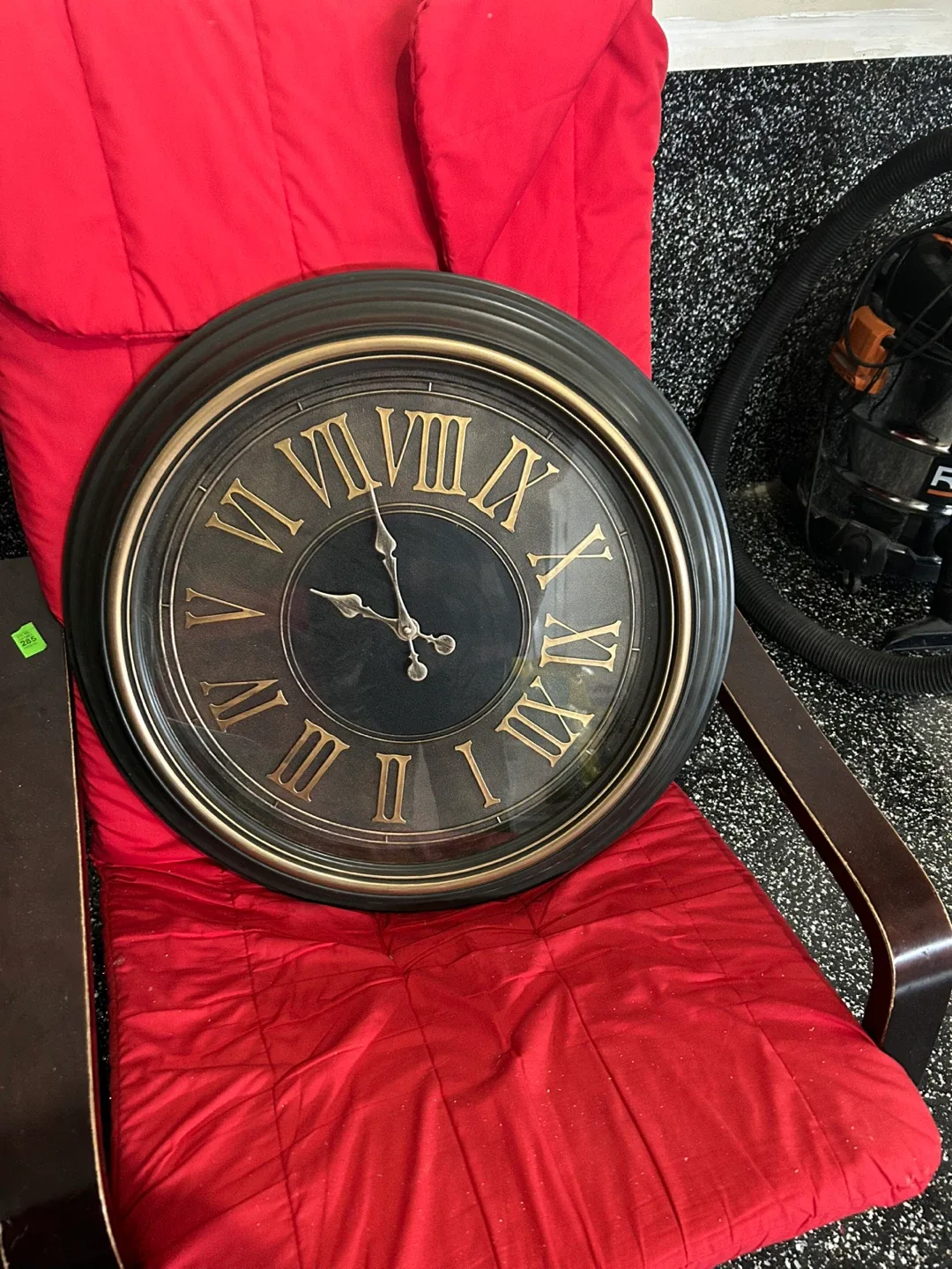 Large Roman Numeral Wall Clock