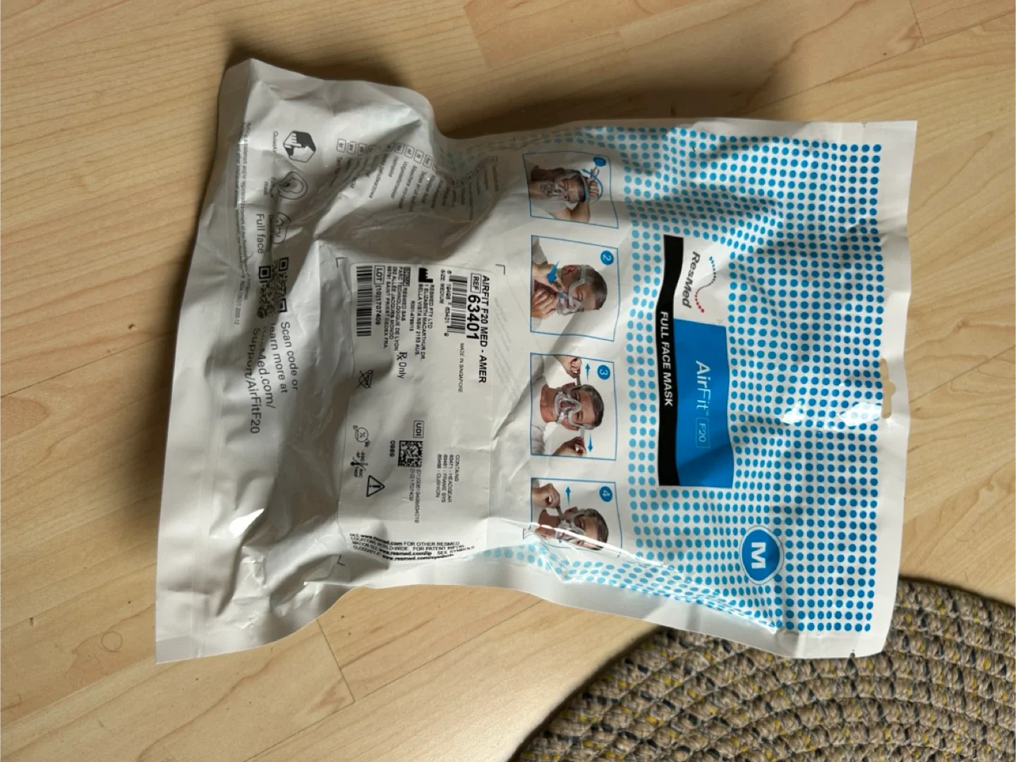 ResMed AirFit F20 Full Face Mask (Medium) thumbnail