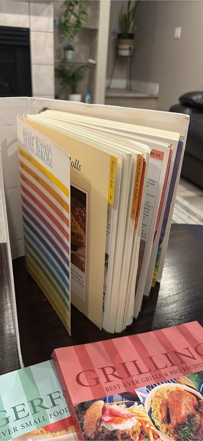 Lot of 5 Cookbooks: Home Baking, Grilling, Stir-Fries, etc. image indicator(5)