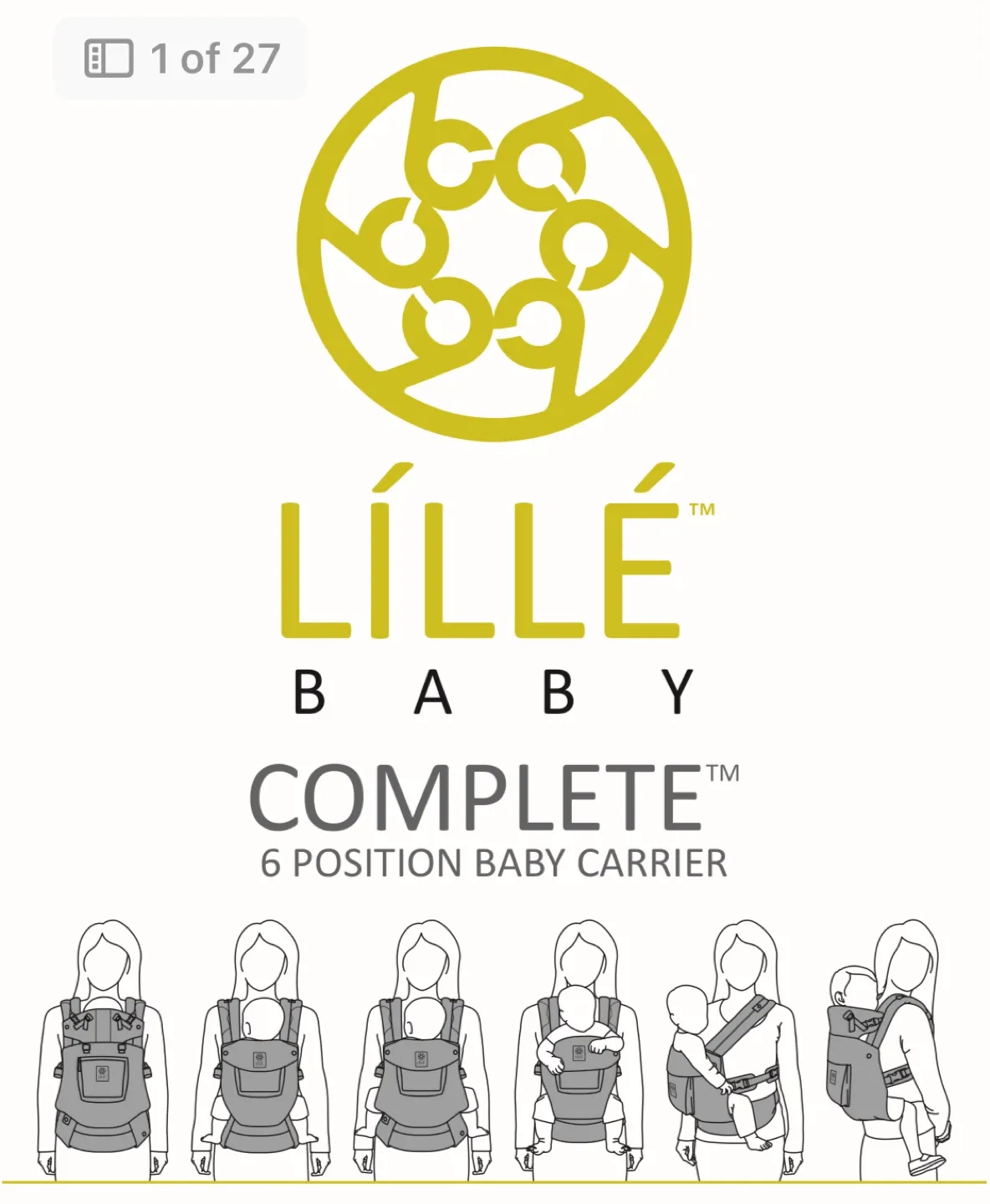LILLEbaby Complete Baby Carrier image indicator(2)
