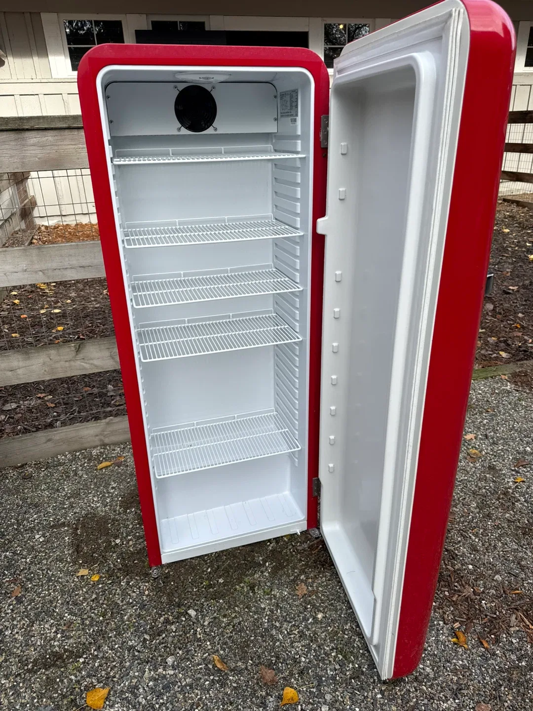 Unique Red Retro Refrigerator image indicator(2)