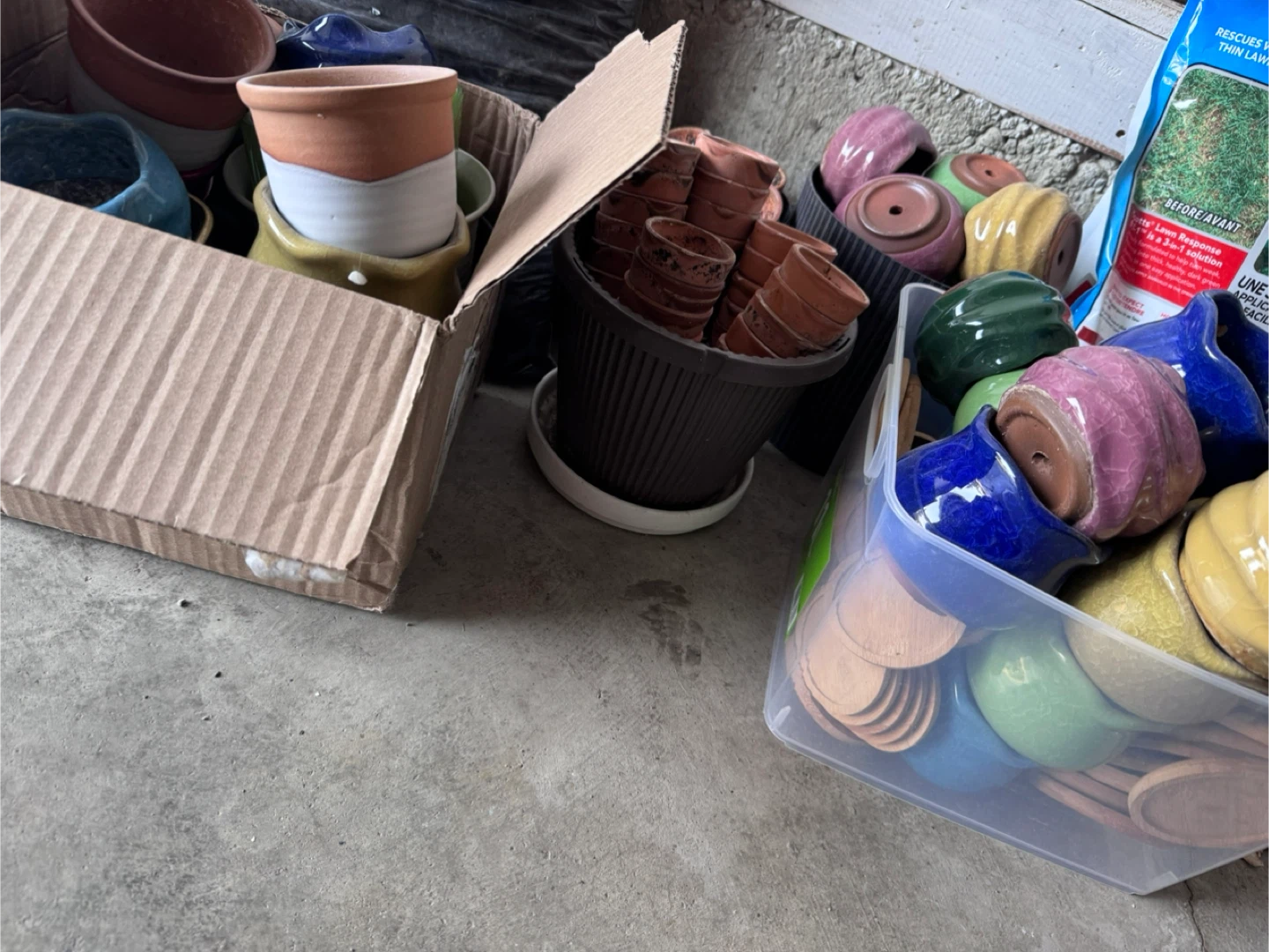 Assorted Small Plant Pots