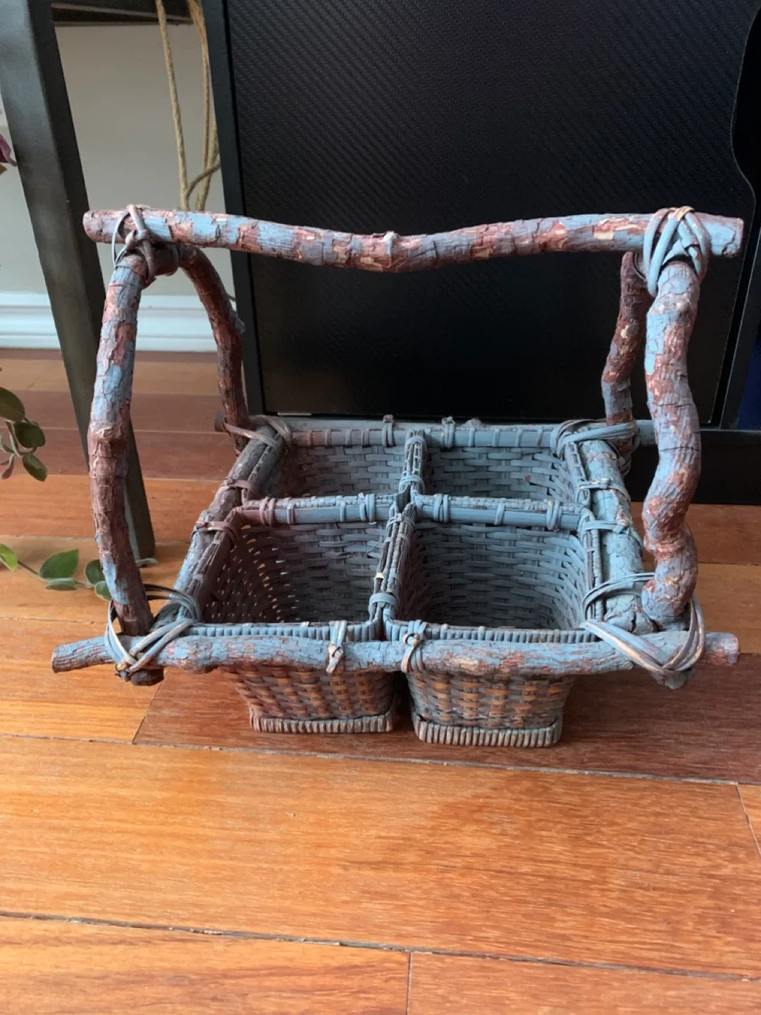 Rustic Wicker Basket 🥕