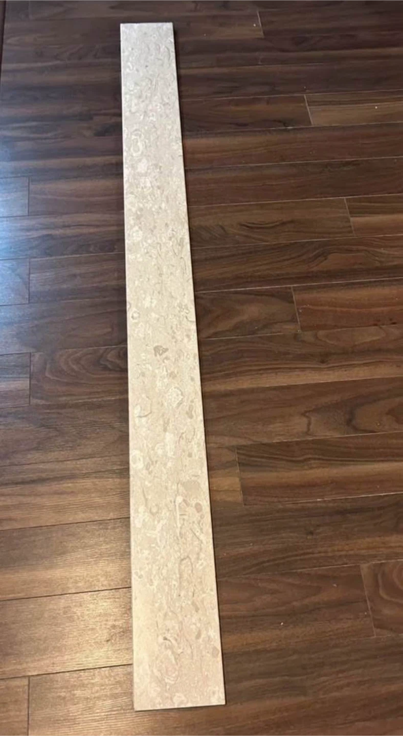 Tile edging Length r68” Width 6” thickness 1/2”
