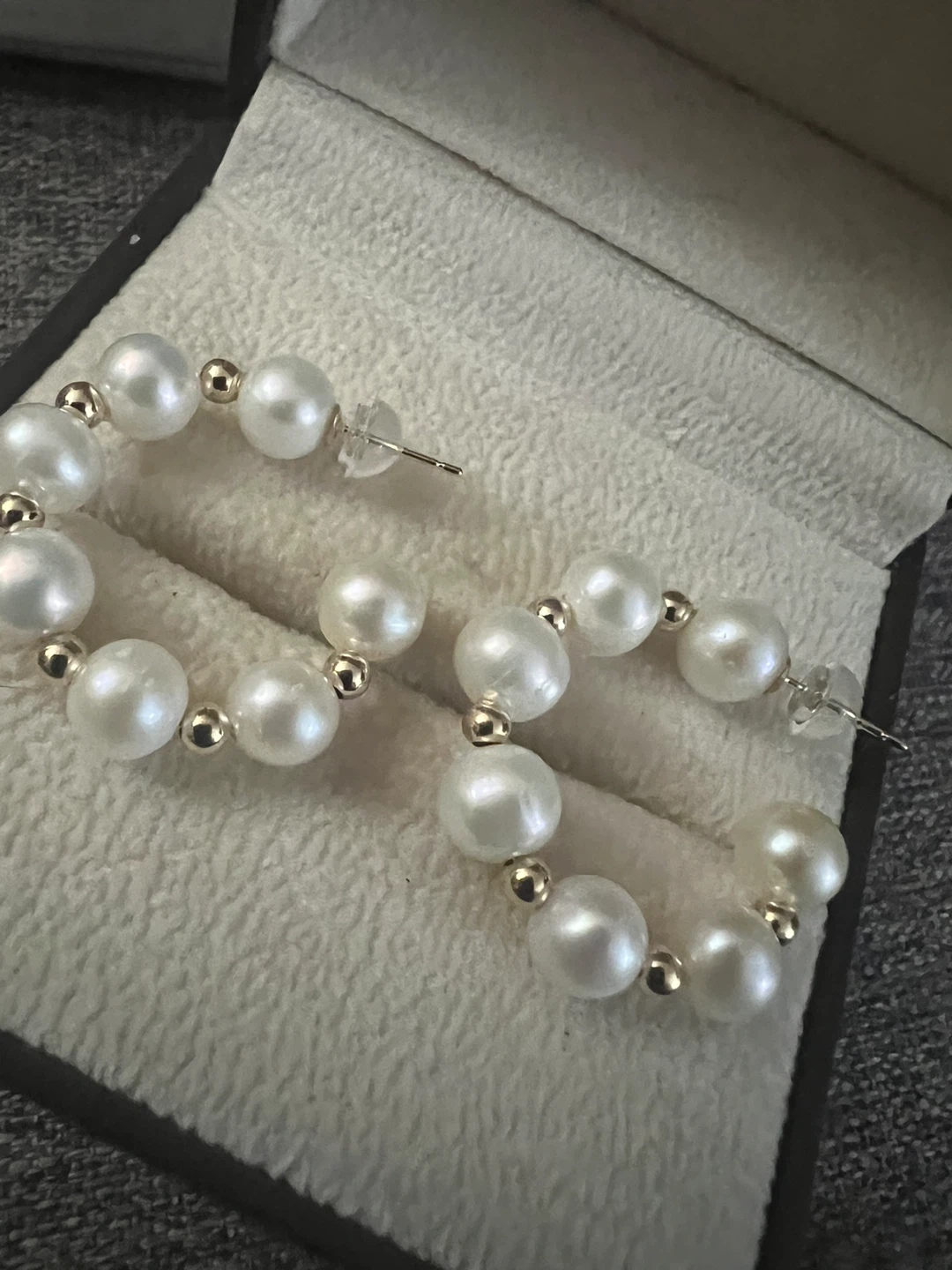 14 k Pearl and Gold Earrings - photo 5