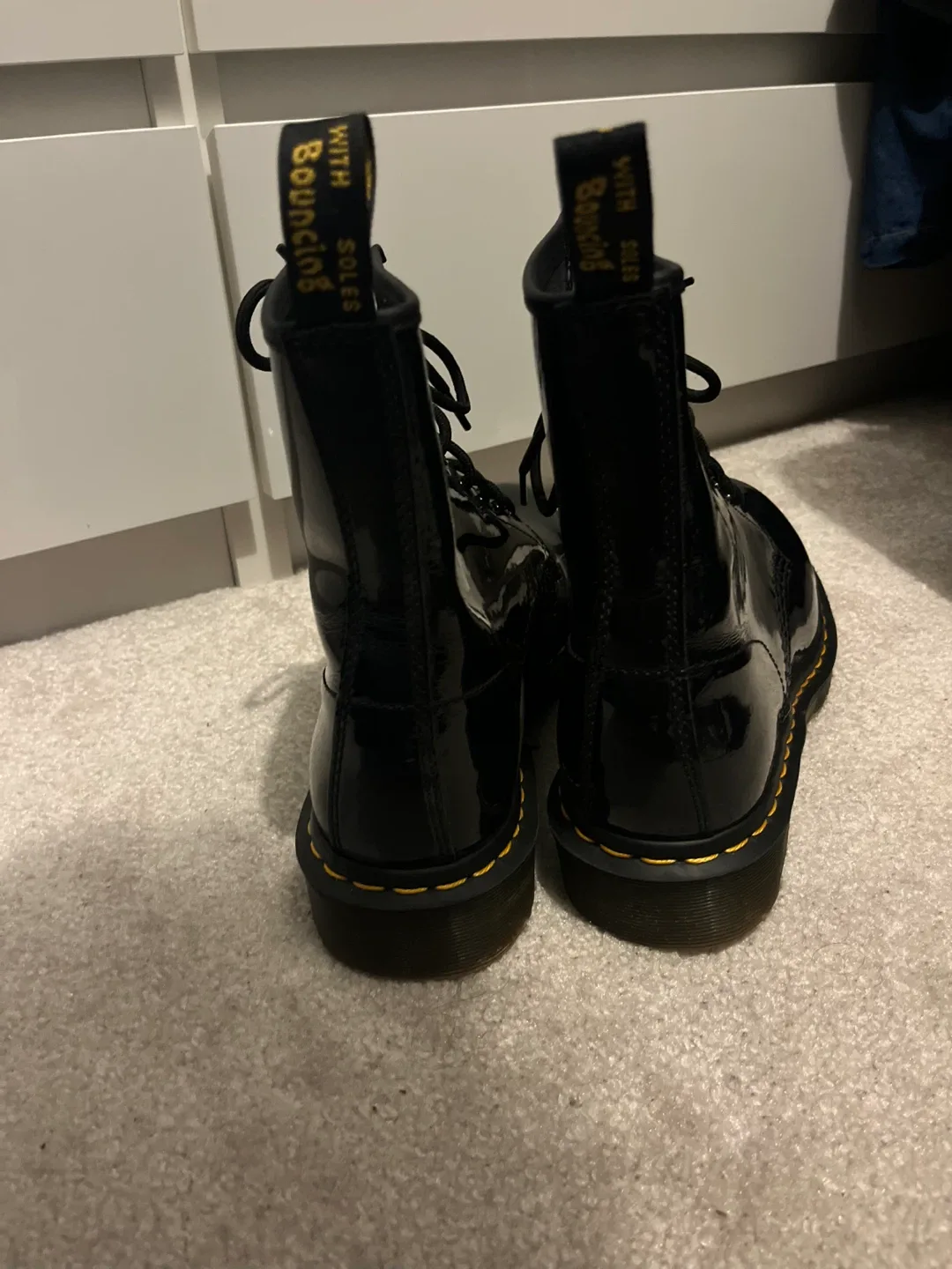 Dr. Martens 1460 Patent Leather Boots size 9 image indicator(4)